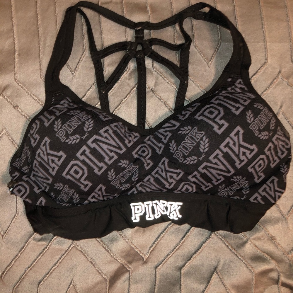 Pink Sports bra